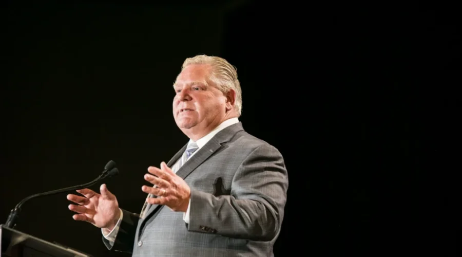 Premier Selling Ontario Budget To NY
