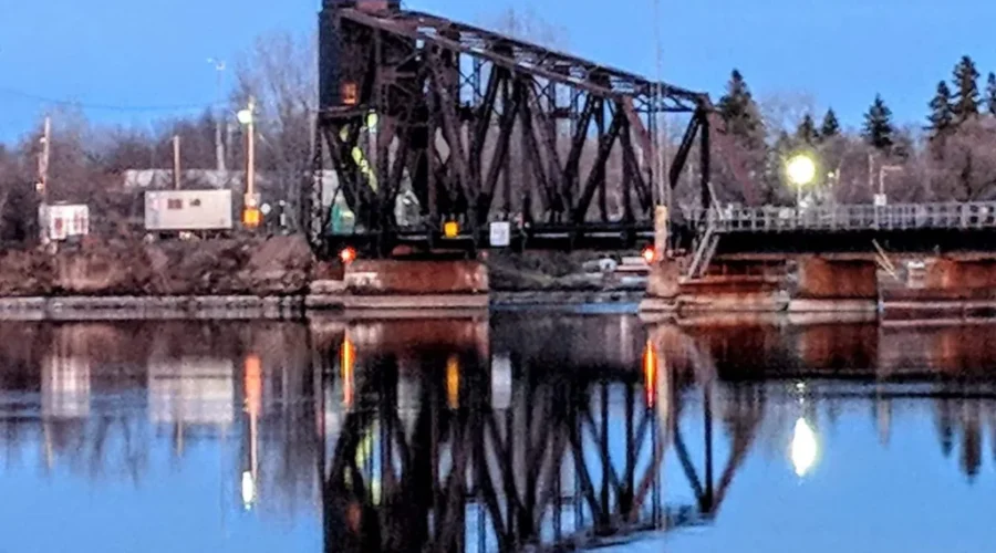 Rainy Lake looking like glass