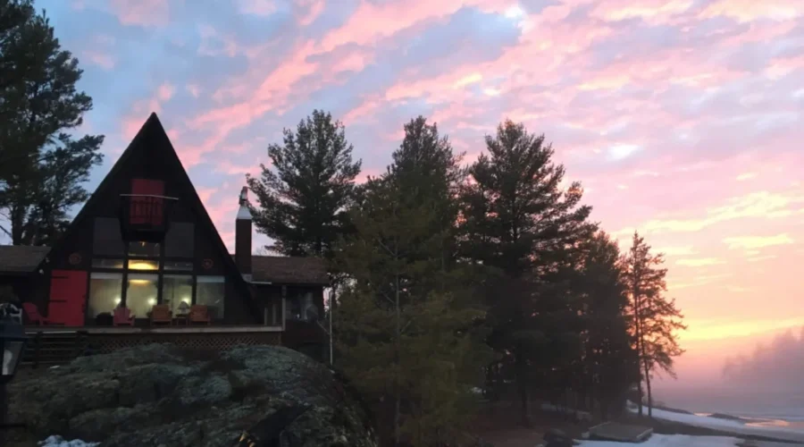 Throwback: Foggy sunset on Swell Bay over Easter weekend