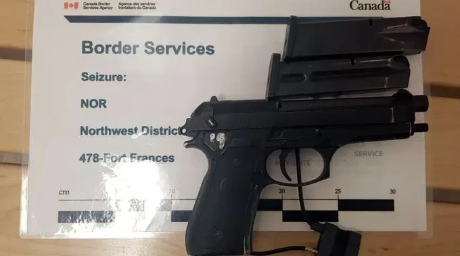 Gun Seized At Border
