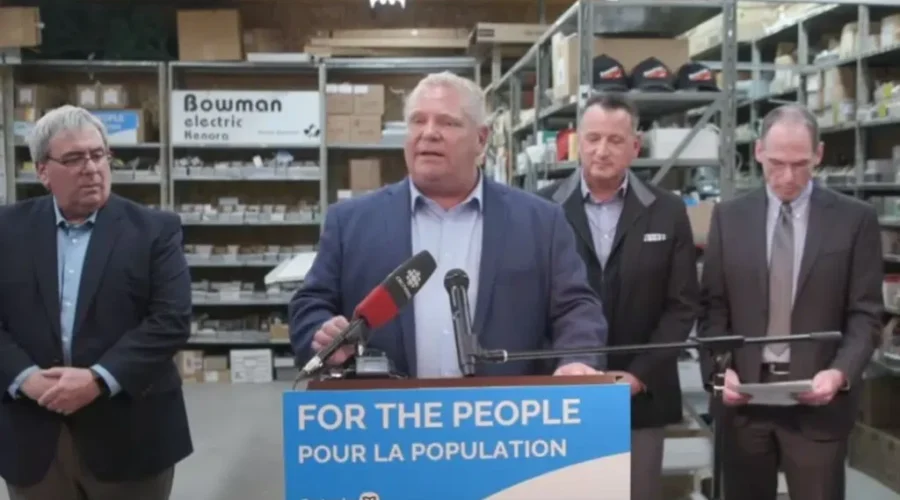 Ford Touts Government Agenda During Visit