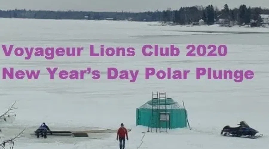 Voyageur Lions Club 2020 New Year’s Day Polar Plunge