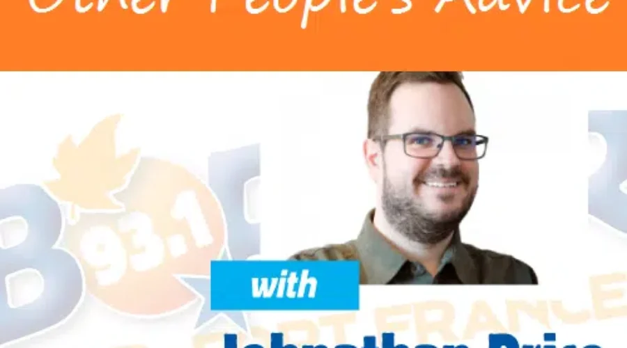 Other People’s Advice: With Johnathan Price – Nov. 23rd – 27th 2020