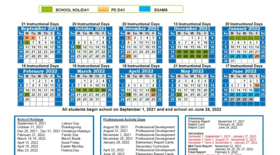 School Calendar Approved By Public Board