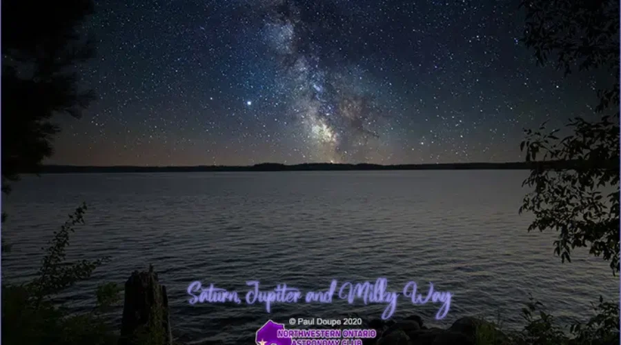 Saturn, Jupiter &amp; The Milky Way