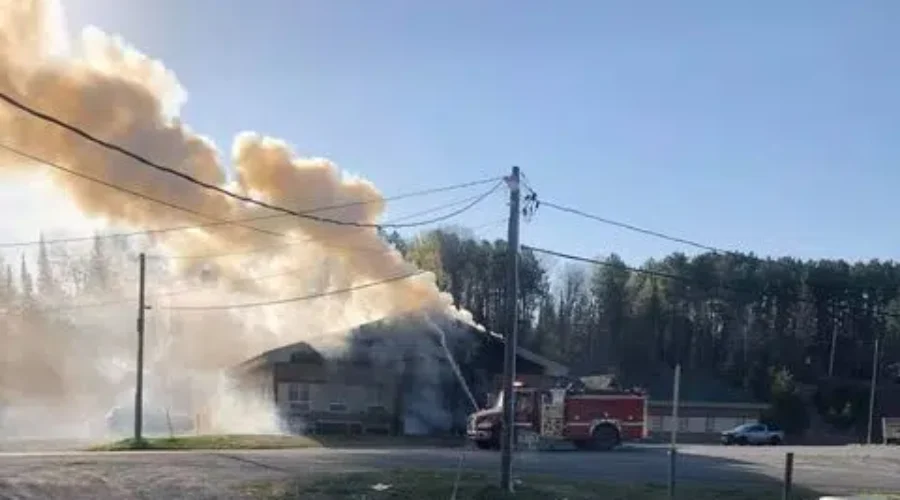 Fire At Onigaming Administrative Building