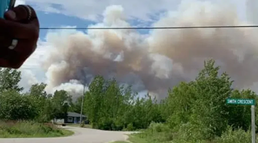 Weather Easing Forest Fire’s Threat