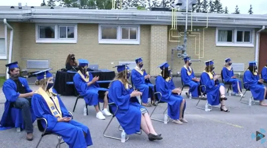 Rainy River H.S. Ends Year On Parking Lot