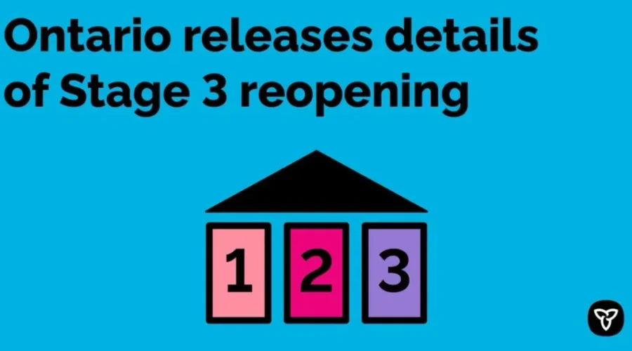 Ontario Entering Stage 3 On July 16