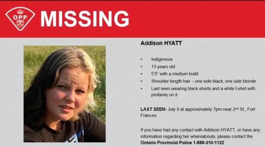 OPP Seek Missing Girl