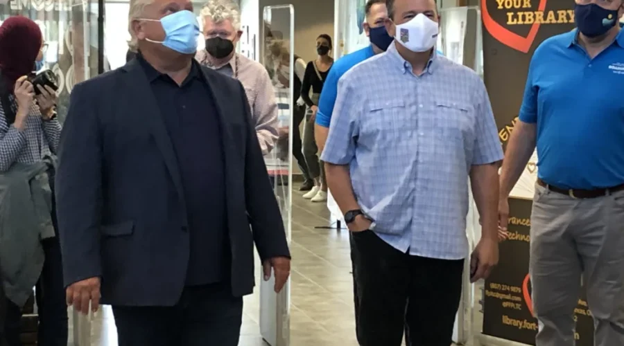 Ford travels Rainy River District, end-to-end