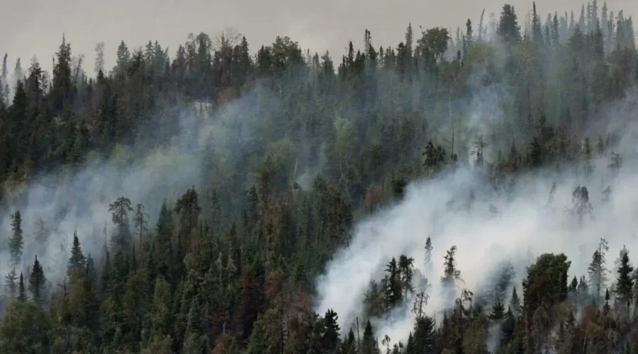 Another smokey day for Atikokan