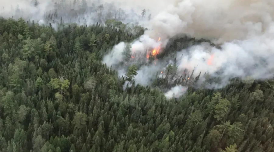 Forest Fire Threat Continues to Diminish