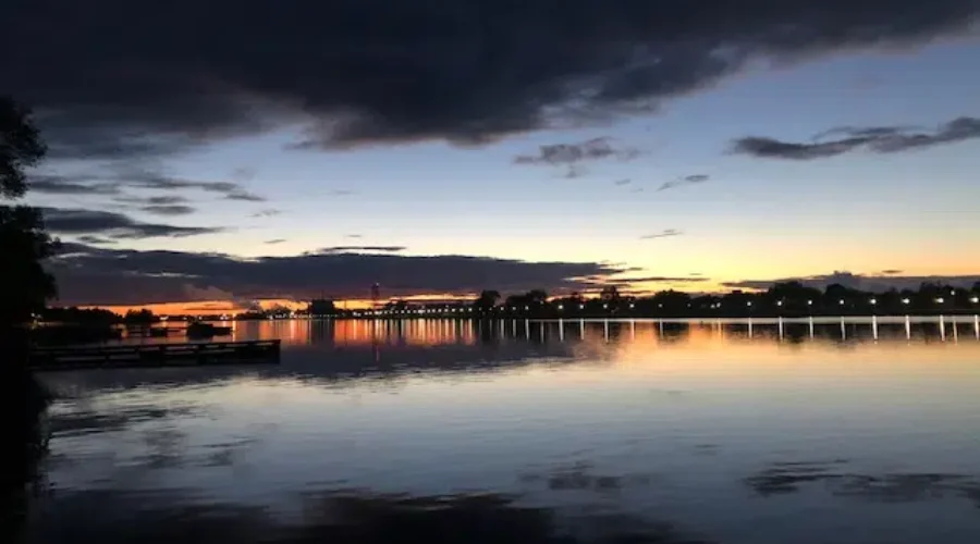 Sunset From Ranier Looking Towards Canada