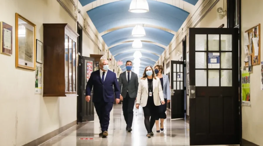 Ontario’s Education Minister welcomes a new school year