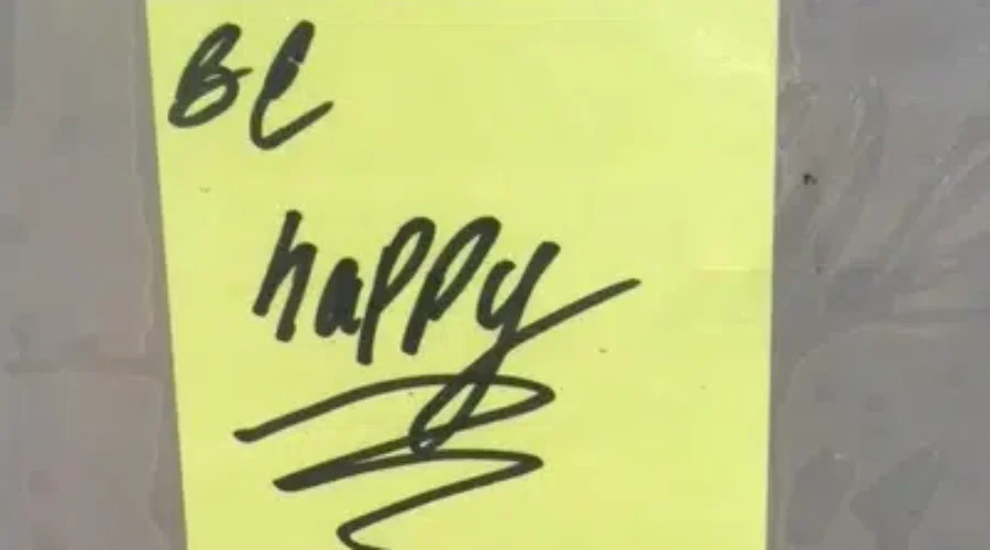 Local Inspirational Message Post It Notes