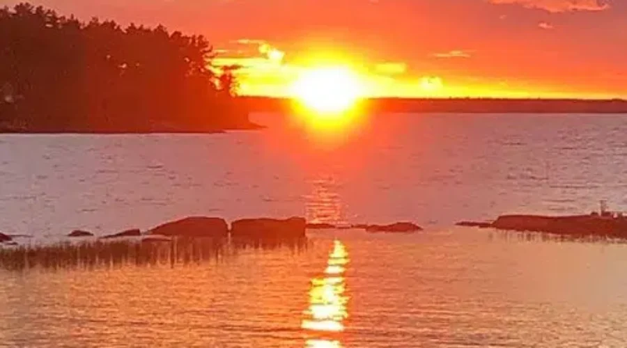 A Sunset In Sequence On Hopkins Bay