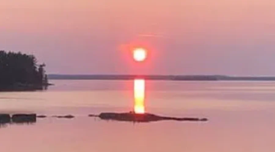 Sunset On Hopkins Bay