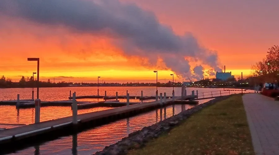Evening Beauty Along The Waterfront