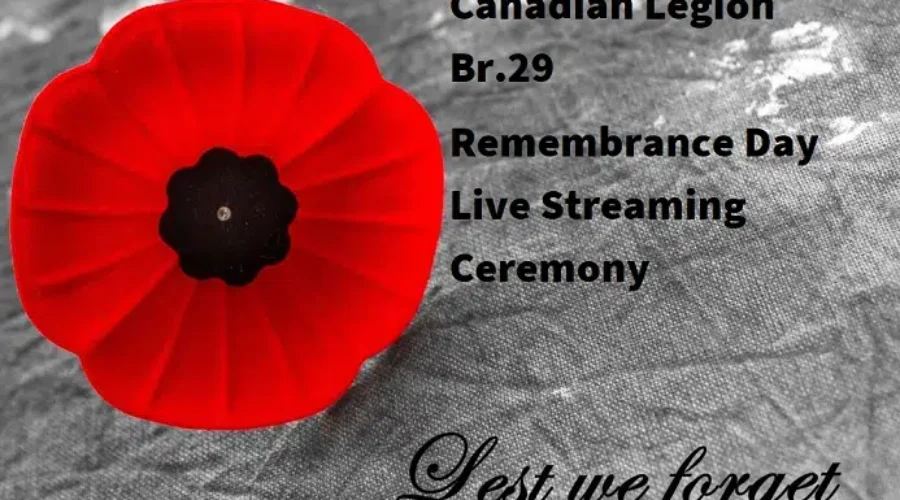 Fort Frances Royal Canadian Legion Remembrance Day Ceremony: Ann Watson