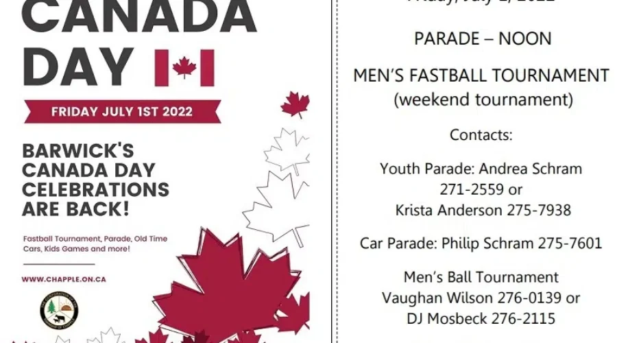 Township of Chapple Canada Day Events In Barwick – Councillor Phil Schram Interview