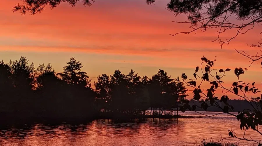 Summer Sunset Over Greyhound Island