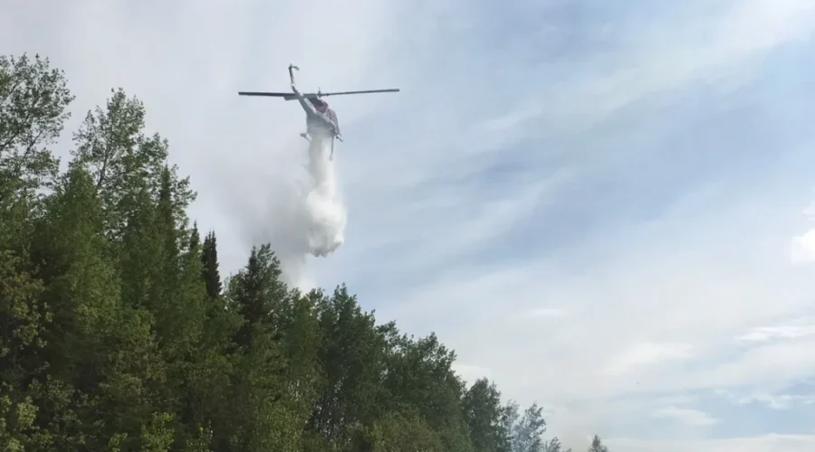 One Forest Fire Near Dryden