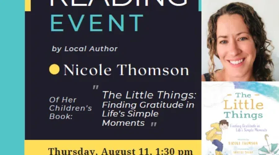 A Book Reading Event With A Local Author – Nicole Thompson Interview