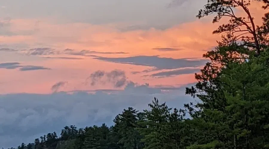 Sunset Over Beery Narrows