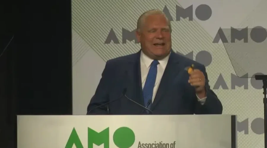 Premier Jokes About Bee Attack at AMO