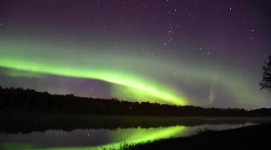 Most Spectacular Aurora Five Hour Light Show Along The Rainy River