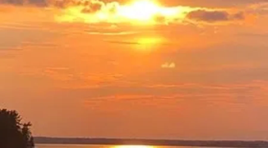 A Late Summer Sunset Over Hopkins Bay