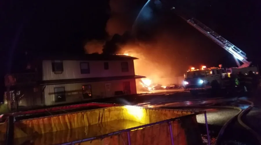Automotive Repair Business Destroyed by Fire