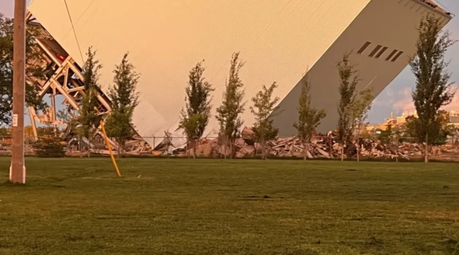 Biomass Boiler Brought Down