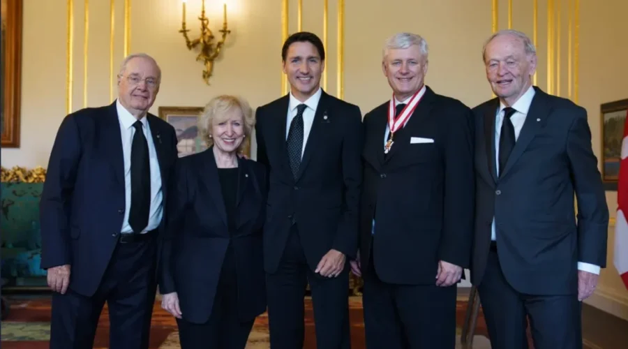 Former PM Gets Order of Canada While In UK