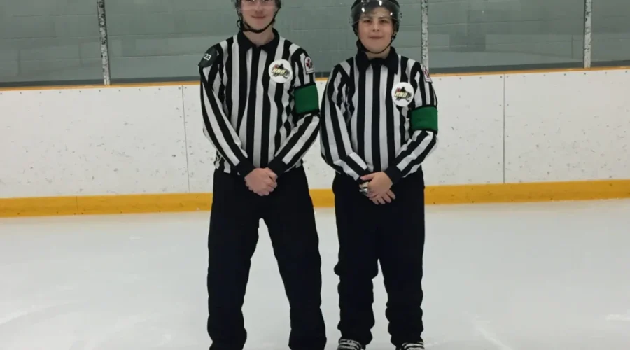 Young Referees Wearing Green