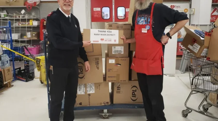 Salvation Army Food Bank Restocked