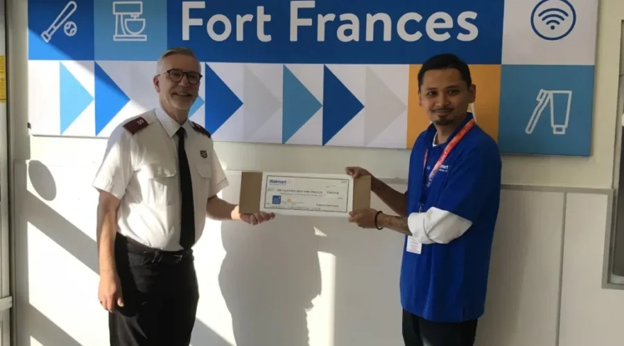 Walmart Gifts Salvation Army $9,679.86.