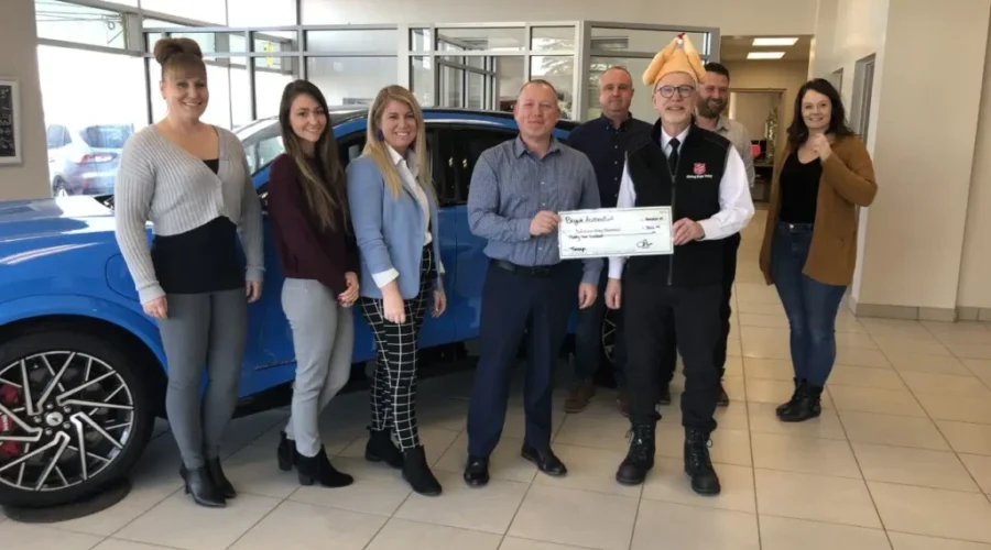 Beyak Automotive Helps Buy Salvation Army Turkeys