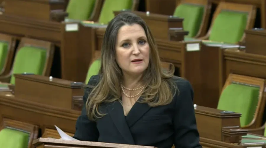 Freeland Promises Stock Buyback Tax, Elimination Of Student Loan Interest