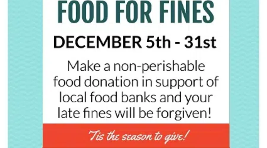 Fort Frances Public Library – “Food For Fines” – Joan MacLean Interview