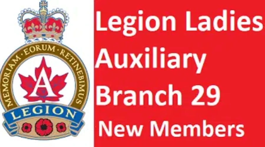 Legion Ladies Auxiliary Branch 29 – New Members – President Emily Watson Interview