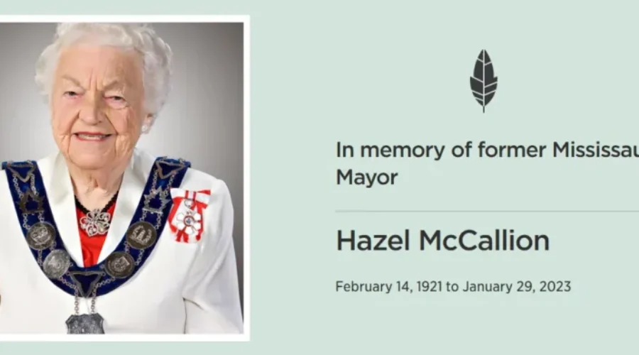 Hazel McCallion Passes Away At 101