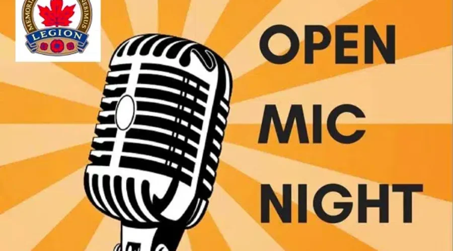Fort Frances Royal Canadian Legion Open Mic Night – Jaime Potter Interview