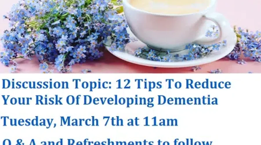 Alzheimer Society Coffee Break – Mary O’Connor Interview