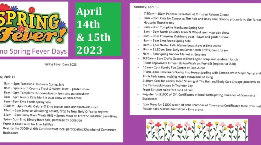 Emo Spring Fever Days 2023 – Emo Chamber of Commerce – Paul Koomans Interview