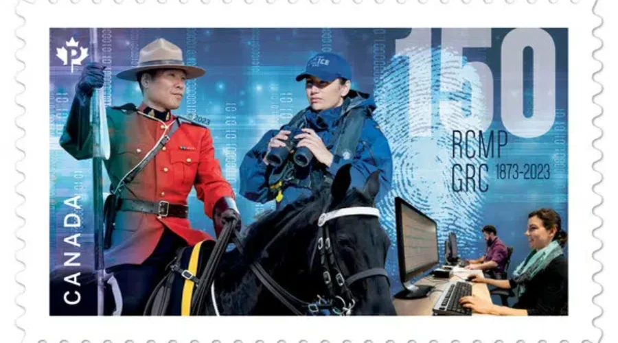 New stamp commemorates RCMP 150th anniversary