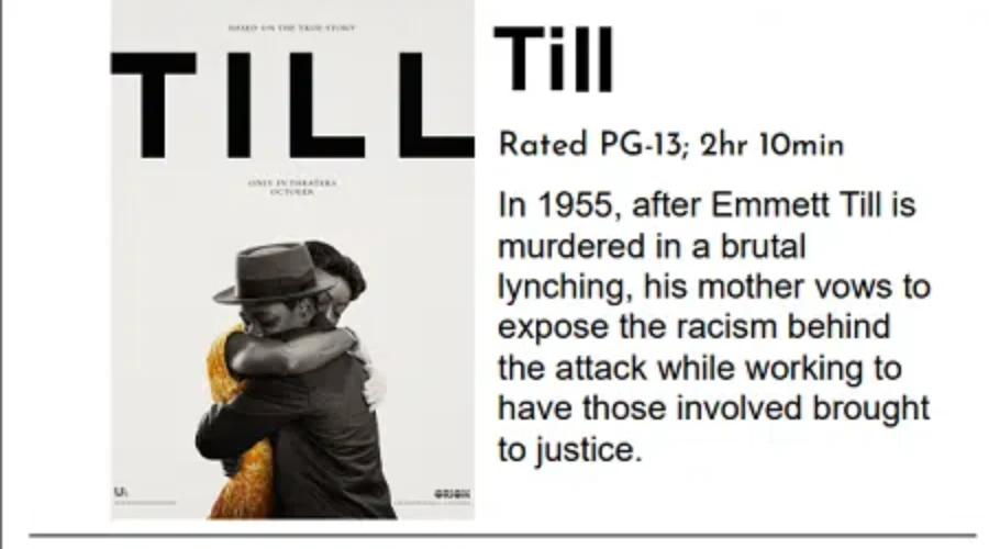 55+ Movie Matinée At Fort Frances Library “Till” – Nadine Cousineau Interview