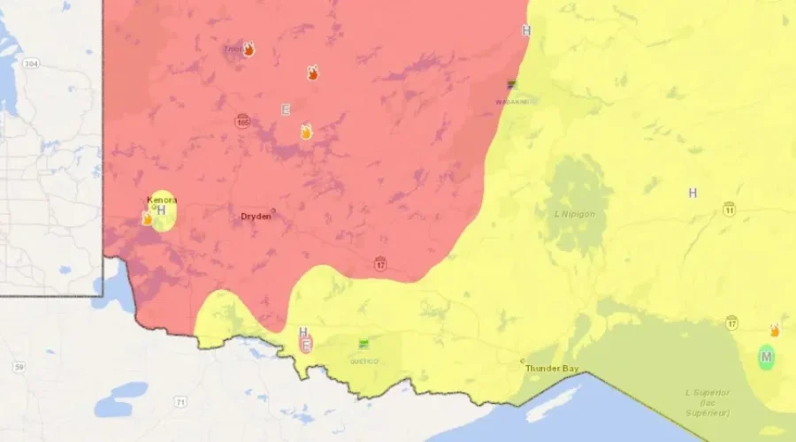 Fire hazard increases