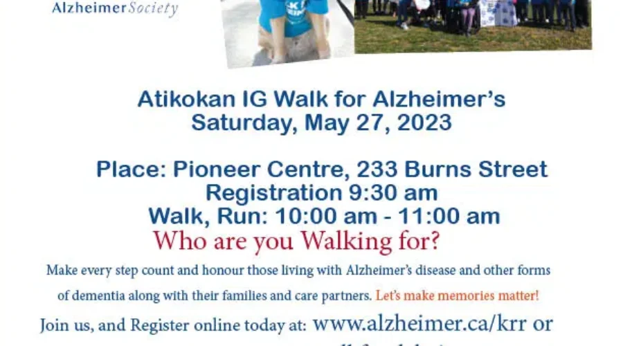 IG Wealth Management Walk for Alzheimer’s – Atikokan – Rossana Tomashowski Interview